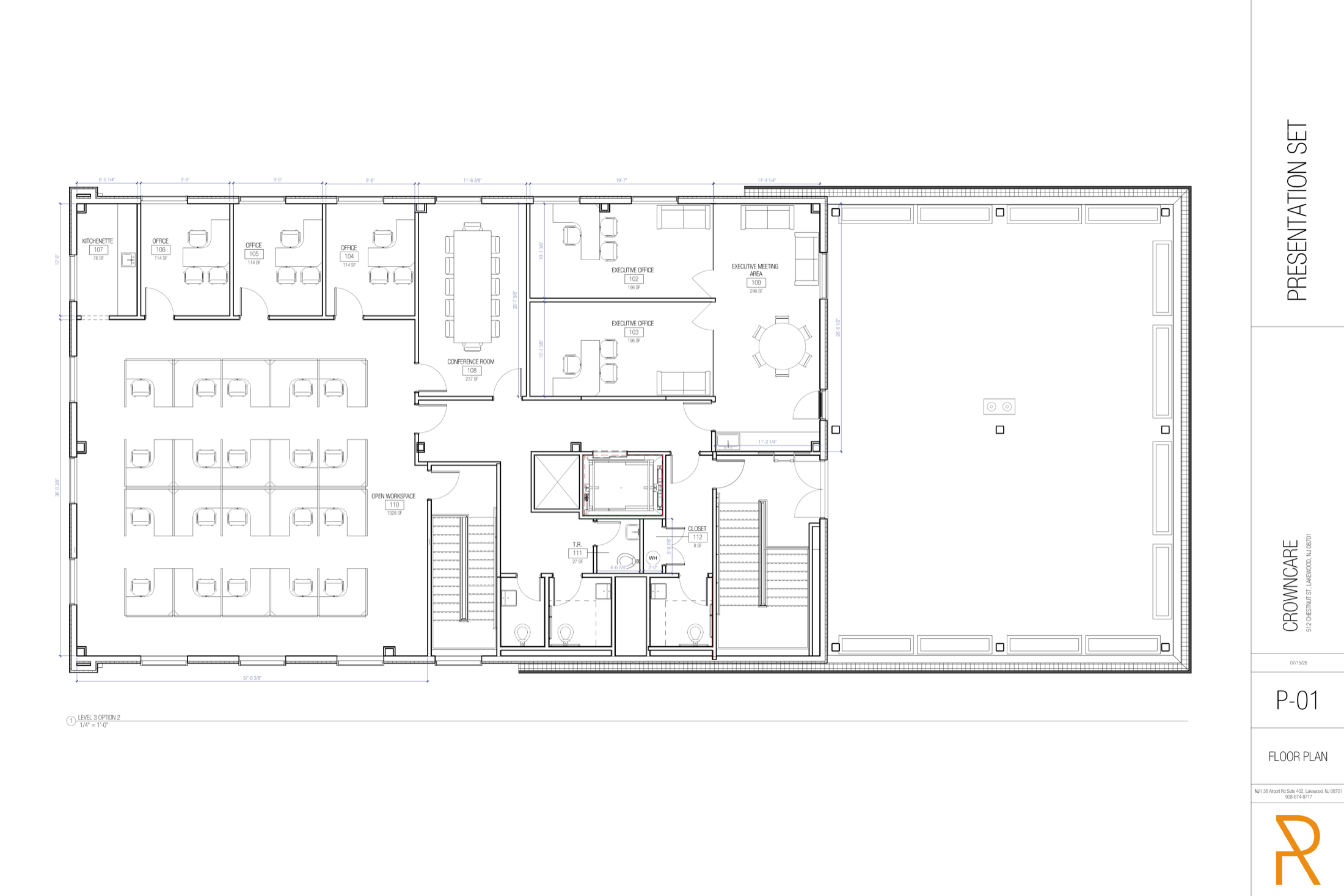 Level 3 fit-out plan (07/15/26)